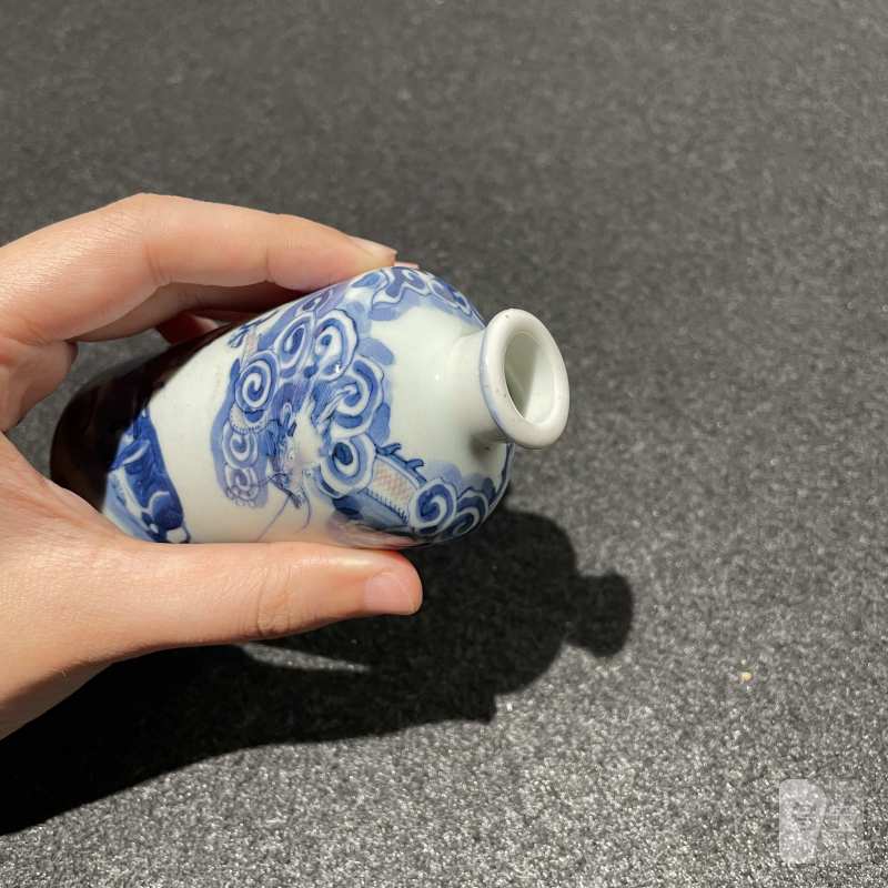 清乾隆 青花釉里红十二生肖图瓶 - 图10